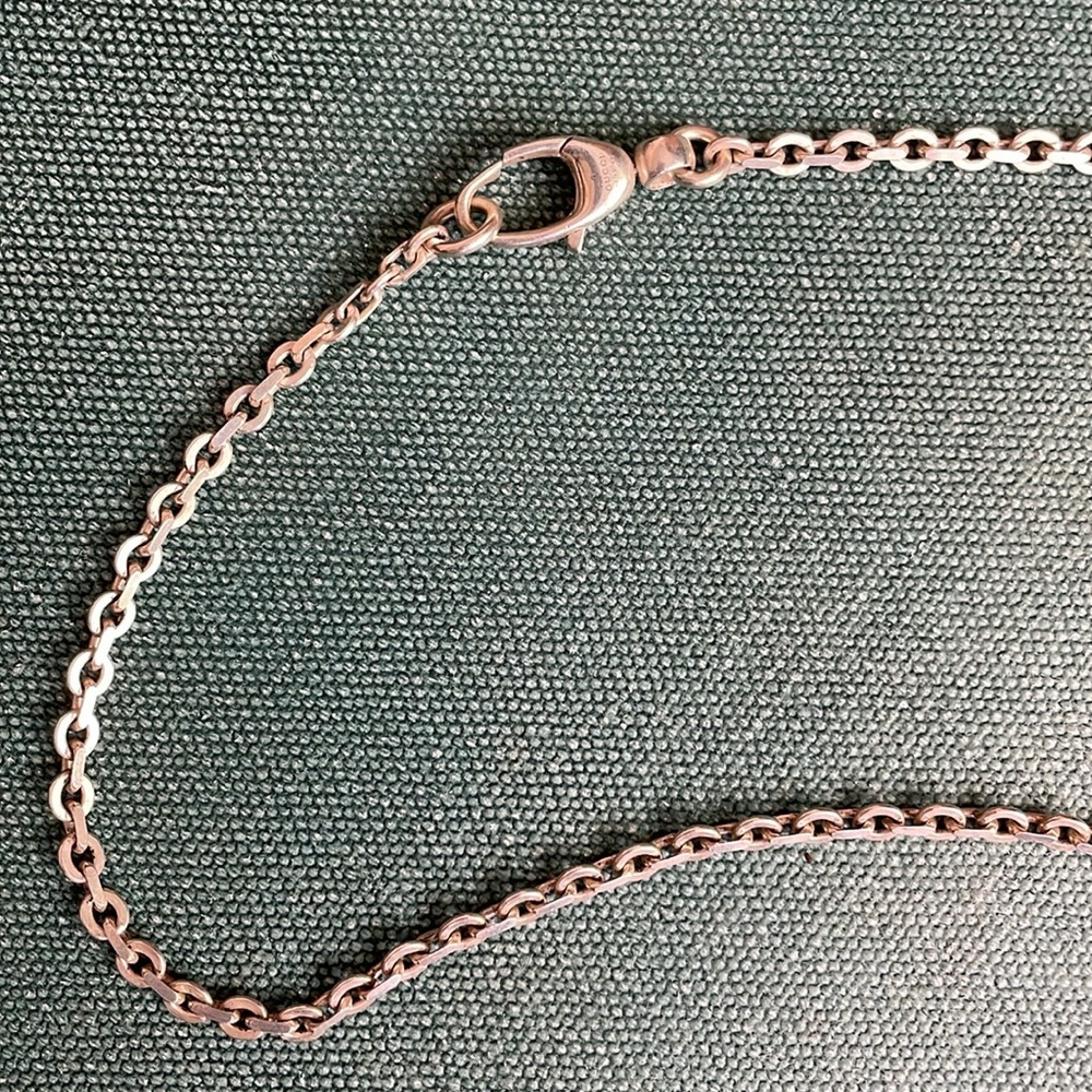 Authentic Gucci Silver Bamboo Pendant with Chain - Picture 13 of 16
